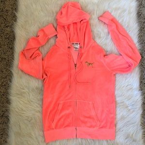 Nwot Pink Victoria’s Secret Jacket size Medium